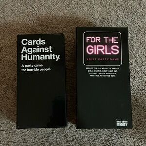 Card Game Set (For The Girls + Cards Against Humanity)
